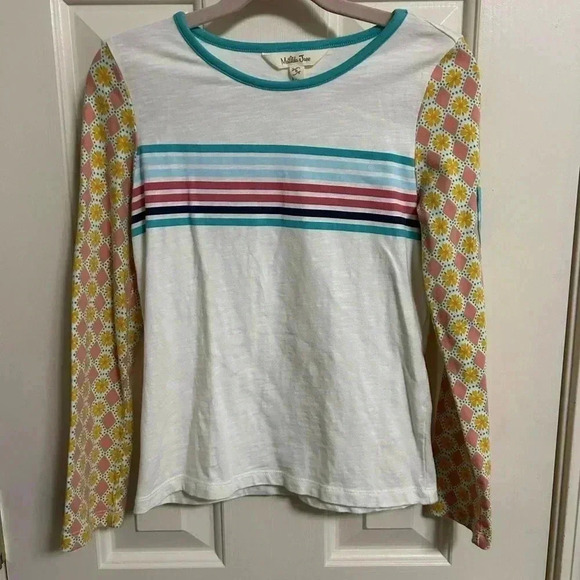 Matilda Jane Other - Matilda Jane Wonderment Good Catch Baseball Tee Long Sleeve Size 8